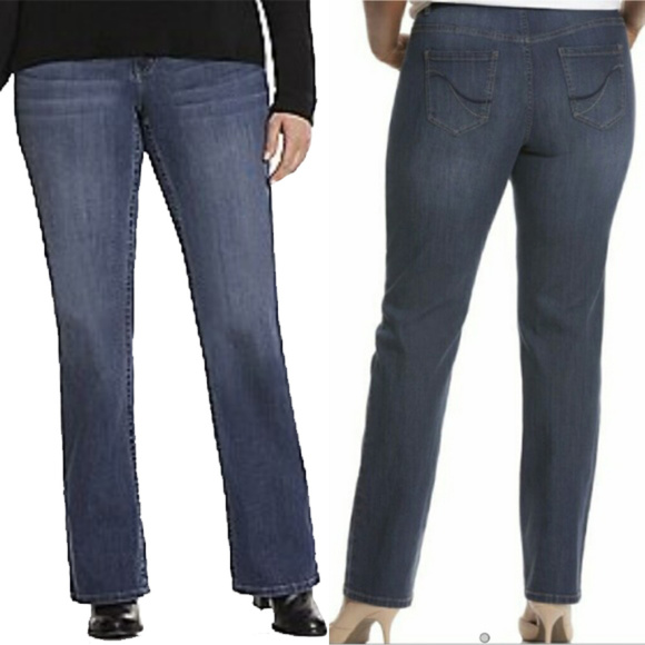 Lane Bryant Denim - Lane Bryant Straight Leg Genius Fit jeans